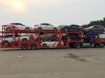 Car Carrier Trailer 6-8 Cars Capacity 2 Axles Hydraulic Car Hauler Semi Truck