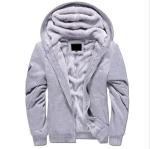OEM Zipper Mens Pullover Sweater Long Sleeve Winter Men Fur Hoodie 100% Cotton