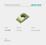 Metal Half Moon Nuts 33mm Cabinet Hardware For Flat Packed Furniture