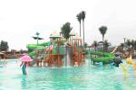 Customized Childrens Water Park , Fiberglass Water Slides Entertains More Than