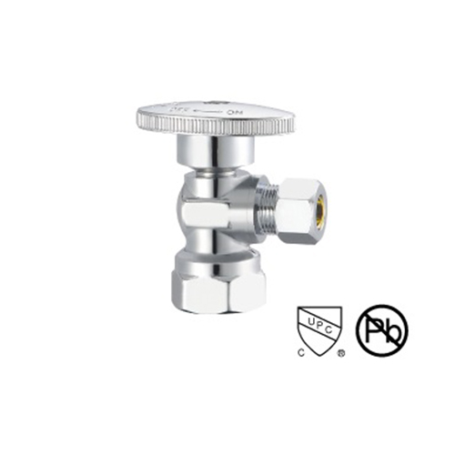 Lead Free Brass Angle Valve With Packing Nut Hreaded SS Copper Angle Valve Threaded Faucet Angle Valve