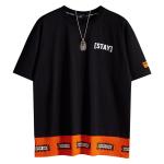 OEM Contrast Color Men Streetwear T Shirts XXL XXXL American Vintage Tee