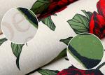 Red Non Woven Vintage Style Floral Wallpaper For Room Decoration , Eco -