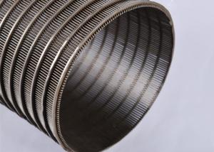 Wholesale SS Wedge Johnson Wire Screen , Stainless Steel Wedge Mesh Cylinder Filter from china suppliers