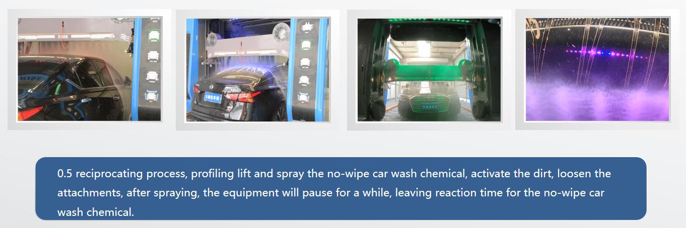 20 Days Leadtime Full Automatic No Contact Double Arm Touchless Car Wash Machine