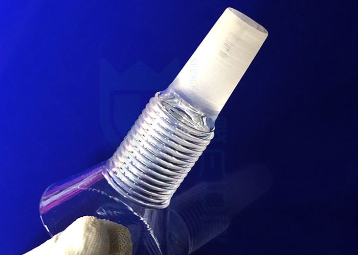 High Temperature Resistant Transparent Laboratory Reagent Bottle Chemistry Quartz Glass