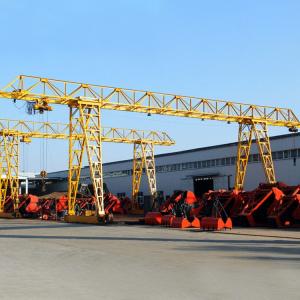 Wholesale Outdoor Trussed Type Cantilever Gantry Crane With Electric Hoist Wind Resistance from china suppliers