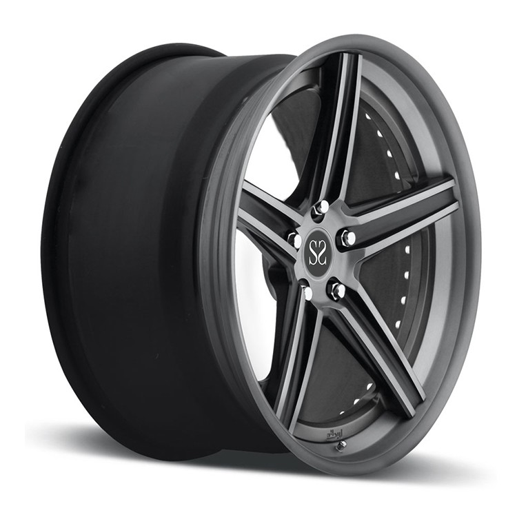 Elegant Shiny Finish Porsche Forged Wheels Durable 21inches Super Concave