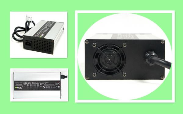 Intelligent 15A 48 Volt Battery Charger For 16 Cells LiFePO4 Battery CE RoHS