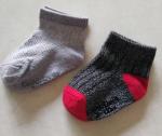 Anti Slip Thermal Custom Baby Socks , Funky Non Skid Striped Baby Socks