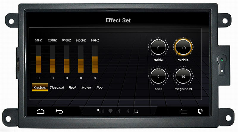 Ouchuangbo car stereo navigation for Audi A4 Q5 2009-2015 support BT MP3 mirror link android 8.0 OS 4+32