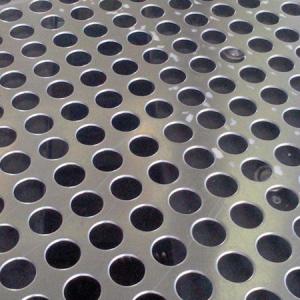 Wholesale Round Hole Stainless Steel 304 316 Aluminum Perforated Metal Sheet Powder Coated from china suppliers