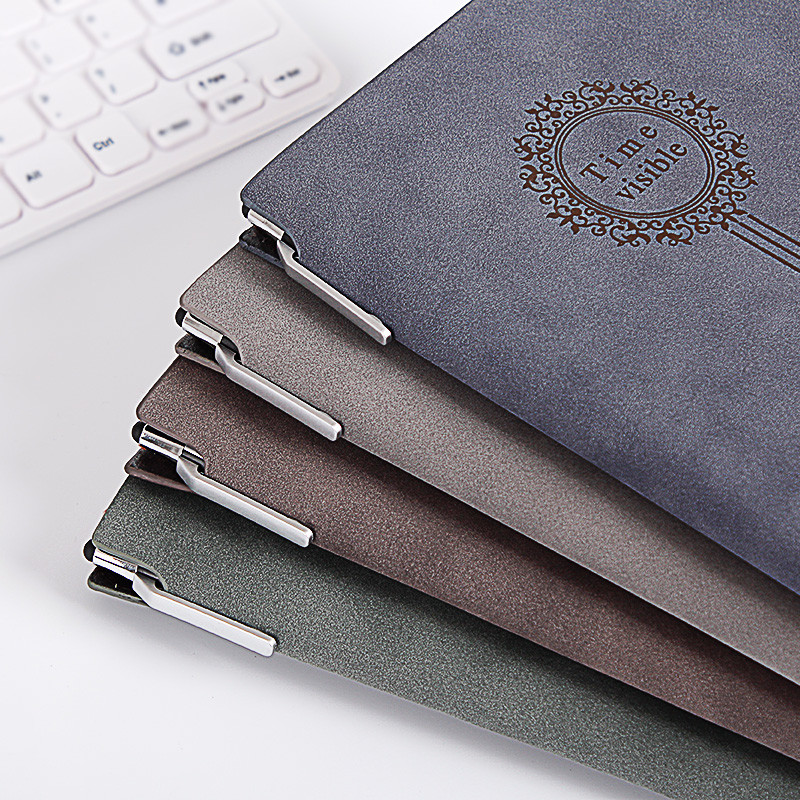 Eco Friendly Soft Cover Composition Notebook Natural Suede Leather Material Waterproof