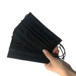 3 Ply 4ply Colorful Face Mouth Mask Type IIR Black Fabric Face Mask
