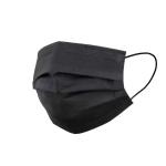 3ply Meltblown Cloth Facemask Outdoor Breathable Black Medical Mask