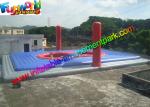 1500W Blower Inflatable Sports Games , Popular Inflatable Bossaball Court