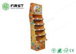 OEM Logo Printed Cardboard Floor Displays Easy Assembly For Supermarket