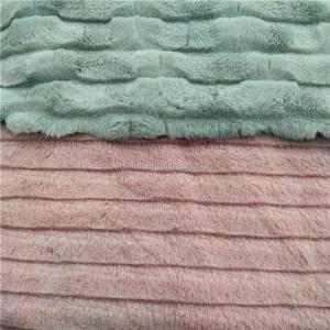 Wholesale Density 250gsm Density Tricot Big Weight Cutting Strips PV Plush Fabric for Garments from china suppliers
