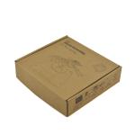 Brown 250mm Length Corrugated Cardboard Box For Moving E Flute