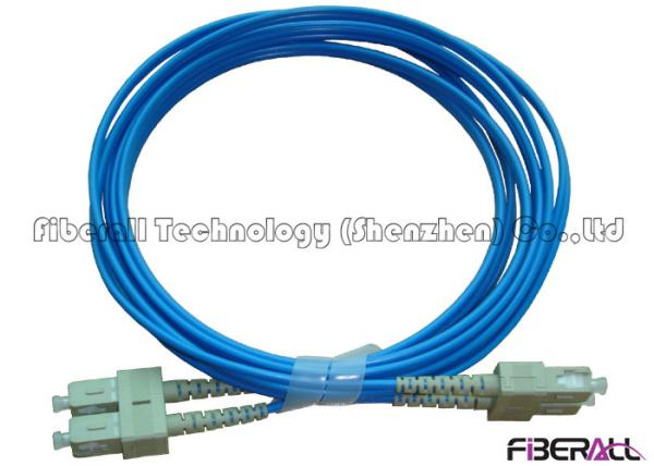 3.0mm Blue Jacket Fiber Optic Jumper Multimode Duplex Fiber Optic Cable