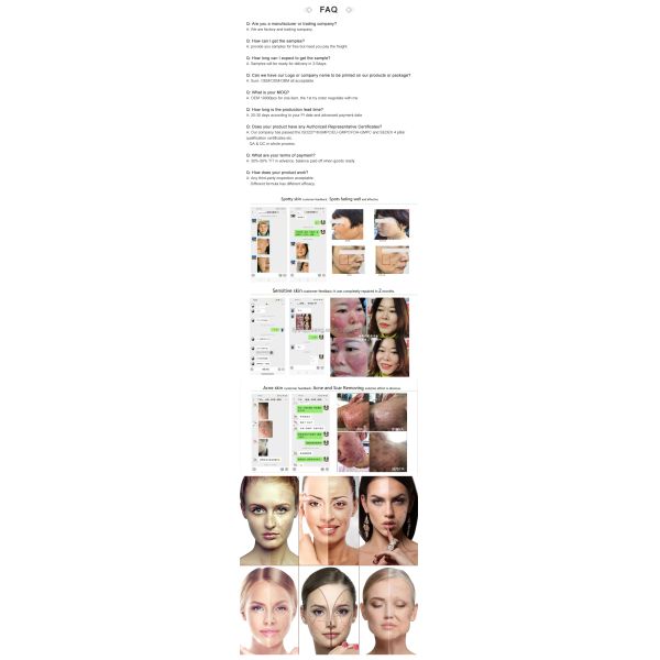 Recombinant TYPE III Humanized Collagen Application (Facial Mask) Lighten Spots and Brightening Anti-aging for Home Use-FM OEM