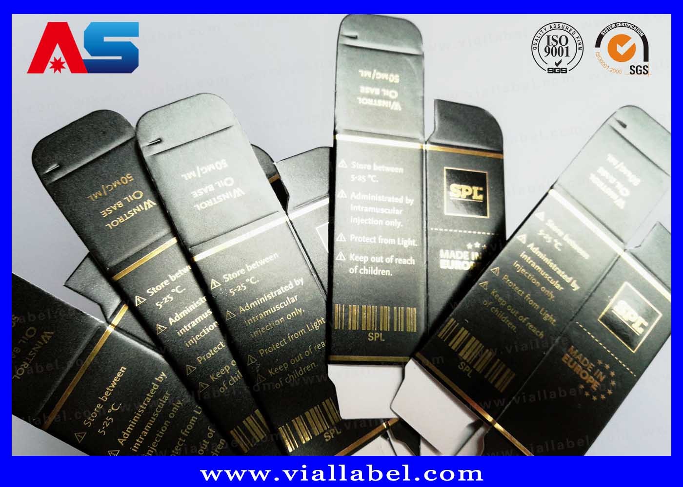 Silver / Gold / Metallic color Embossed 10ml Small Storage Boxes Professional Printing Custom Colors