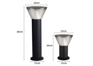 Wholesale Pillar 60cm Solar Lawn Lights 5m2 - 10m2 Minimalist Style 6400mAh from china suppliers
