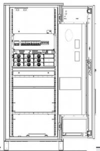 Wholesale Ground Mounted Outdoor Telecom Cabinet , 19 Inch Telco Rack 600A Capacity from china suppliers