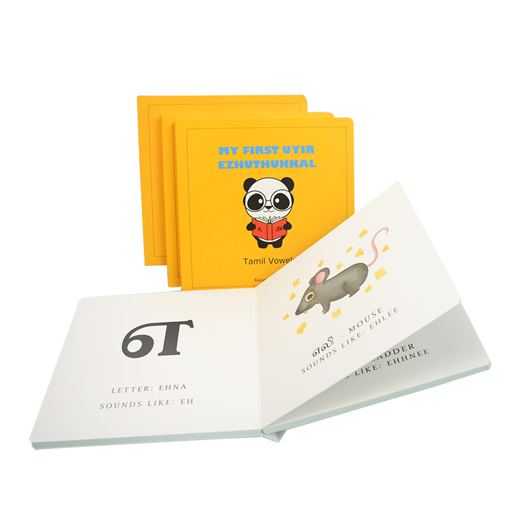 150x150mm On Demand Board Book Printing Butterfly Short Run Book Printing And Binding