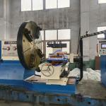 Professional Horizontal Floor Type Flange Turning Lathe For Tyre Mold Free