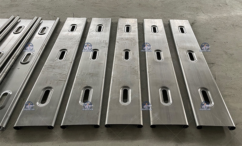 Punching hole shutter door forming line for Saudi Arabia