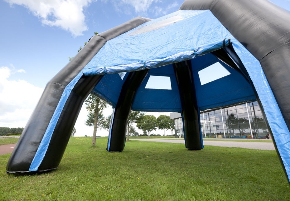 Blue Large Comercial Grade Dome Inflatable Tent Water Proof PVC For Advertising