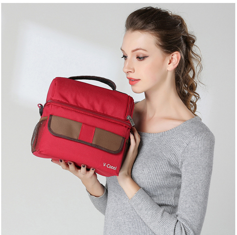 Reusable Insulated BPA free L15*D23cm Picnic Cool Bag