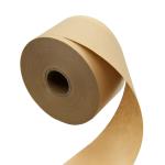 Non Reinforced Brown Kraft Paper Tape Eco Friendly Wet Water Activated Gummed