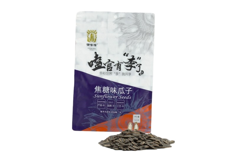 Factory Process Five Fragrant Spices Peeled Caramel Boiled Salted Roasted Sunflower Seeds