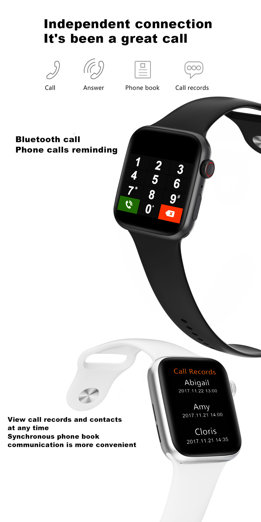 FT30 Pro DIY Wallpaper Iwo 12 Smartwatch Bluetooth Calling