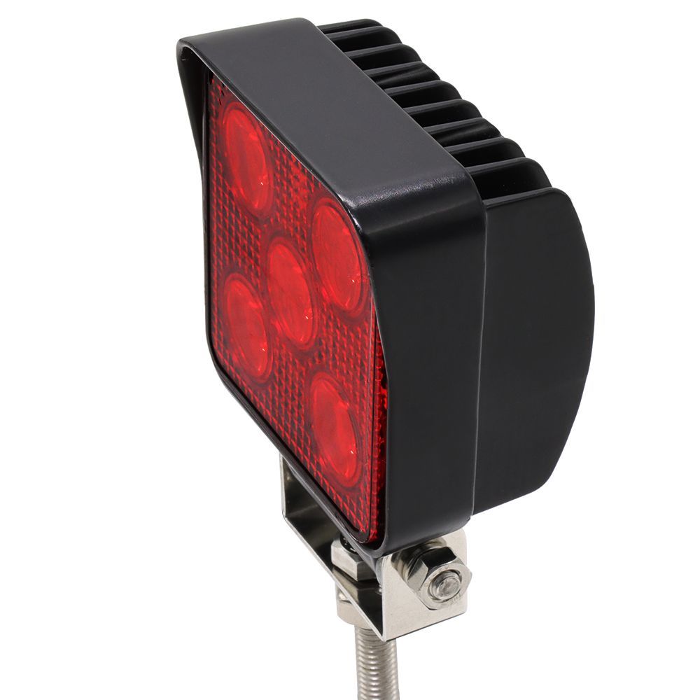 15W LED White Red Blue Amber Work Light for Tractor and Forklift