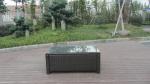 4pcs KD garden cane sofa
