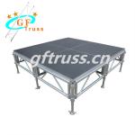 Aluminum truss stage platform Trailer Mobile Portable Glass Wedding Stage