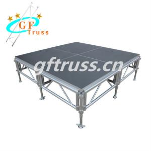 Wholesale Aluminum satge platform1.22*1.22 MM portable stage Fashion Party Concert Stages from china suppliers
