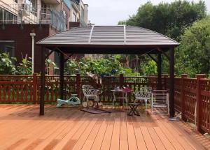 Wholesale EFEN Metal Pergola Outdoor Metal Hardtop Gazebo Aluminium Roof Canopy Pavilion from china suppliers