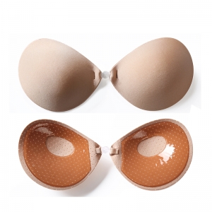Best fabric strapless thick sponge push up sticky bra