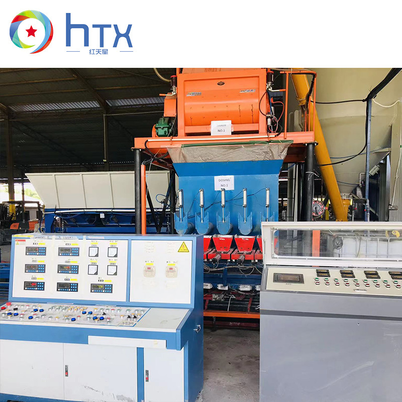 Concrete Retaining Block Feeding Machine Dosing System Manufacturers Production Line