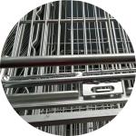 Four Wheel Shopping Trolley Logistics Milk Cart Delivery Goods