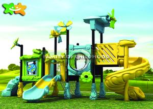 Wholesale High Strength Outdoor Plastic Slide , Backyard Playground Equipment Anti Crack from china suppliers