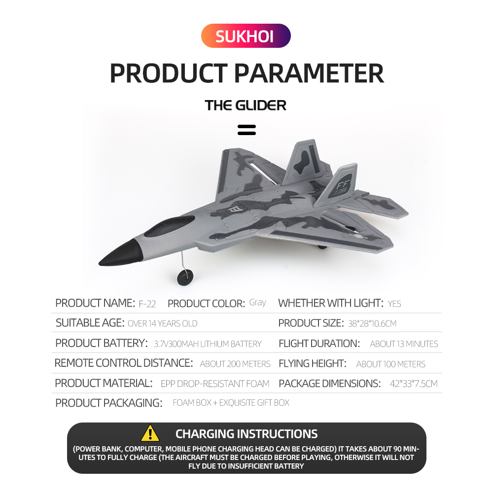 2.4g Glider Rc Drone Su35 Fixed Wing Airplane Hand Throwing Foam Dron Electric Remote Control Outdoor Rc Plane Toys Rtf F22