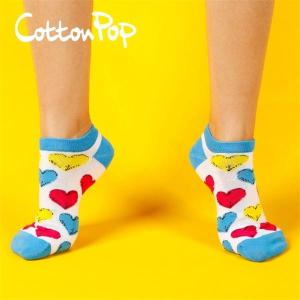 Wholesale Top selling stunning customized design summer OEM thin cotton leisure ship socks for women from china suppliers