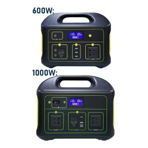 Wholesale Practical Portable Power Station Battery 1000W 600W For Travel Emergency from china suppliers