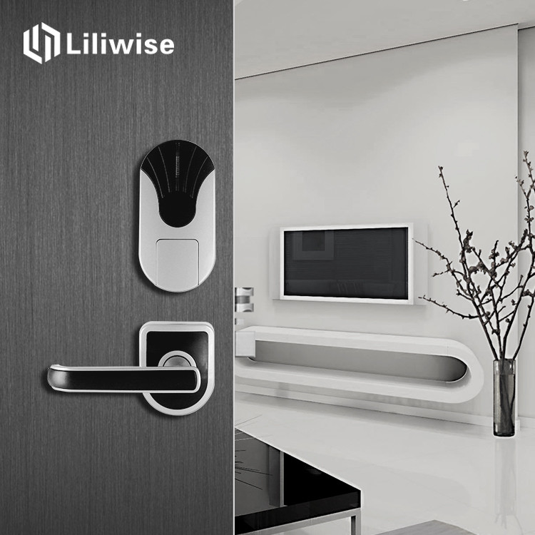 High Security RFID Key Card Door Lock 200 Cards Data Capacity 280 Mm * 80 Mm