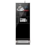 Shopping Mall Self Service Commercial Coffee Machines Coin Bill Credit Card